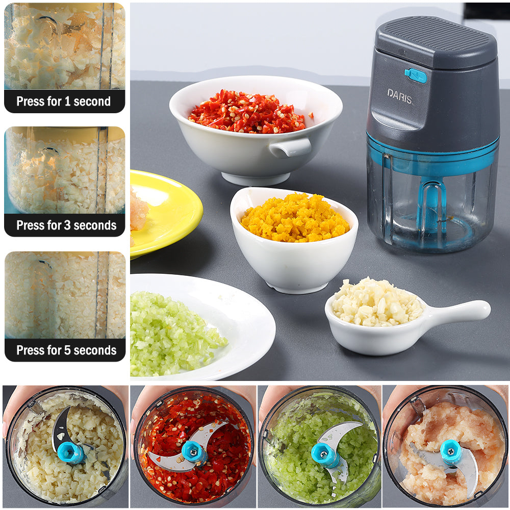 250ml Electric Kitchen Chopper Garlic Masher