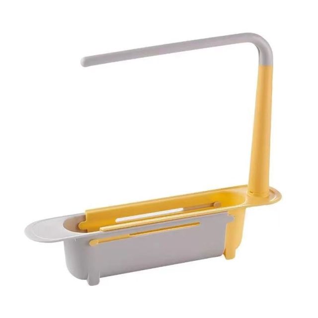 Telescopic Sink Drain Rack Soap Sponge Holder