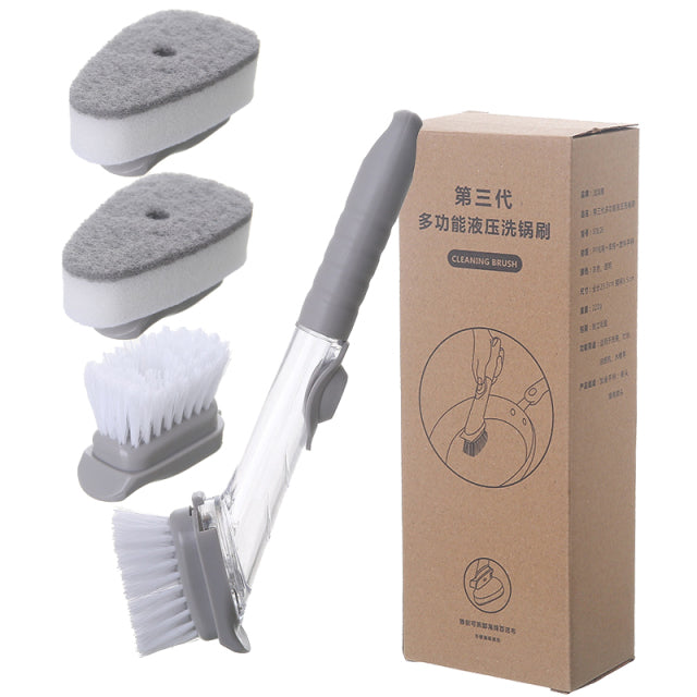 Kitchen Cleaning Brush 2 In 1 Long Handle Cleaing