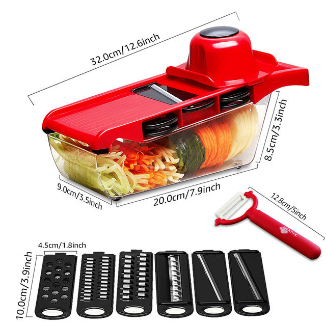 Multifunctional Vegetable Cutting Shredded