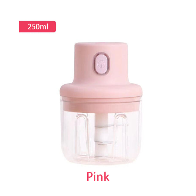 100/250ml Electric Mini Garlic Crusher Portable Chopper