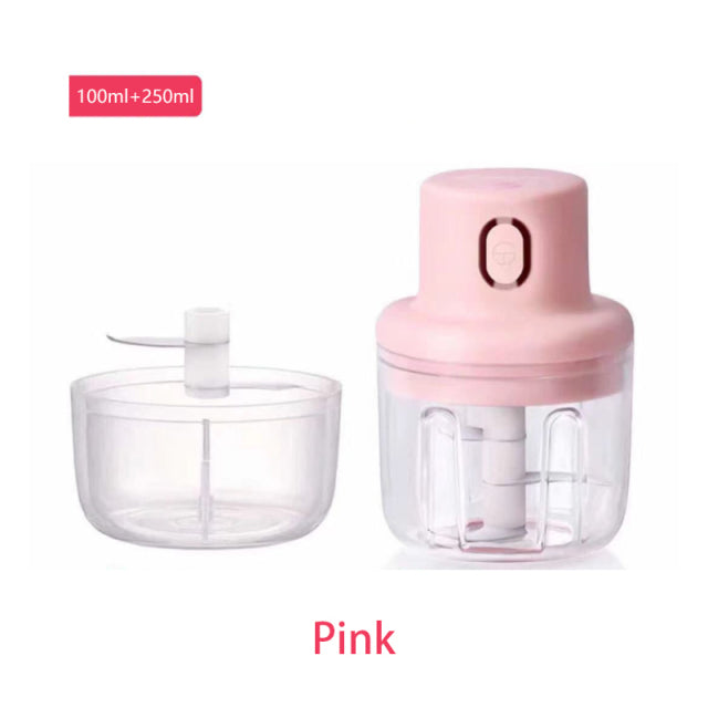 100/250ml Electric Mini Garlic Crusher Portable Chopper