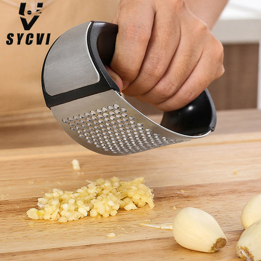 Stainless Steel Garlic Press Manual Garlic