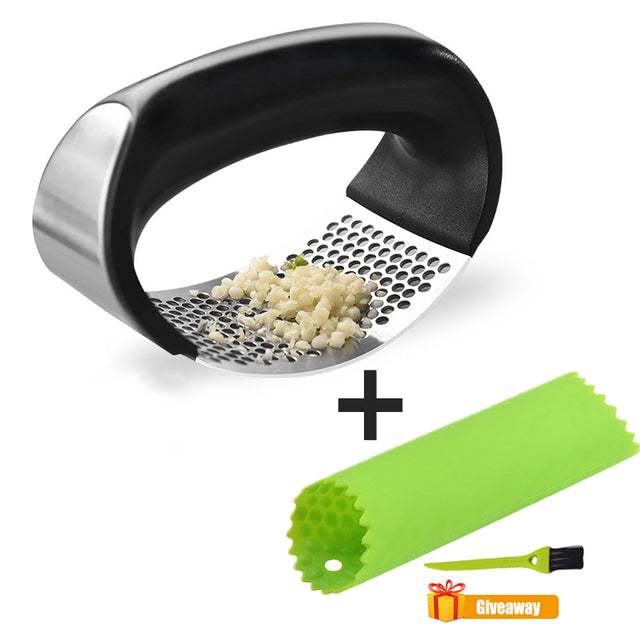 Stainless Steel Garlic Press Manual Garlic