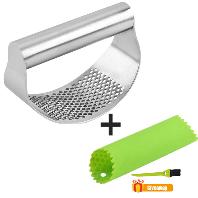 Stainless Steel Garlic Press Manual Garlic