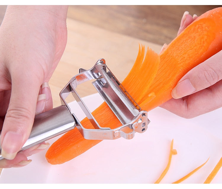 Stainless Steel Multi-function Vegetable Peeler Cutter