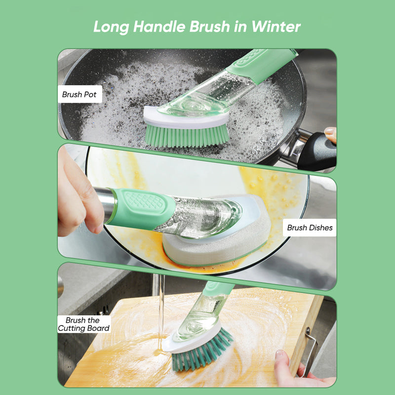 Cleaning Tools Silicone Dish Brush for Kitchen