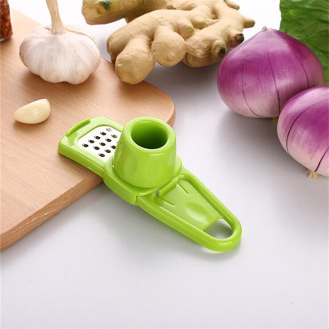Kitchen Garlic Masher Multi-function Manual Press Grater