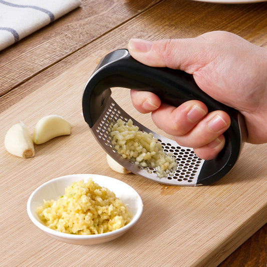 1PC Stainless Garlic Press Manual Garlic Grinder