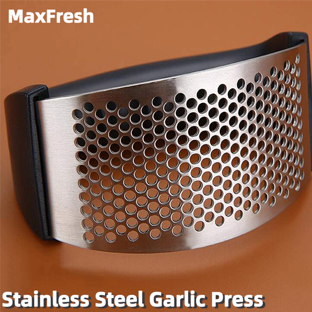 Garlic Press Stainless Steel Manual Garlic Crusher