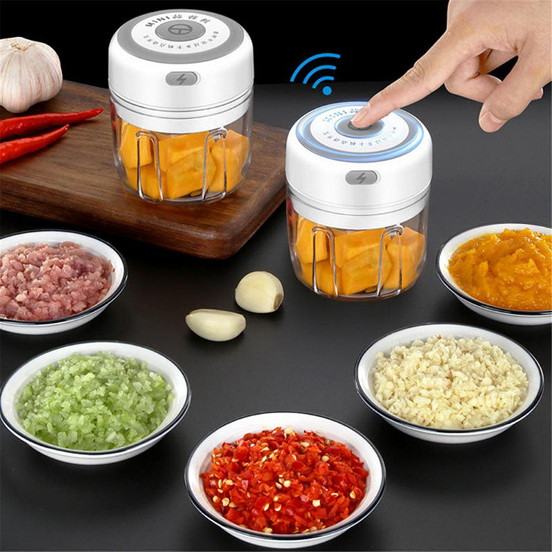 Mini Electric Garlic Chopper USB Charging