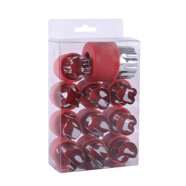 Vegetable Fruit Cutters Stainless Steel Biscuit