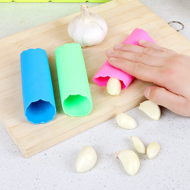Silicone Garlic Peeler Garlic Press