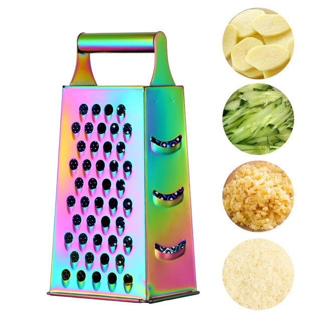 Gold Multi-functional Grater Potato Masher