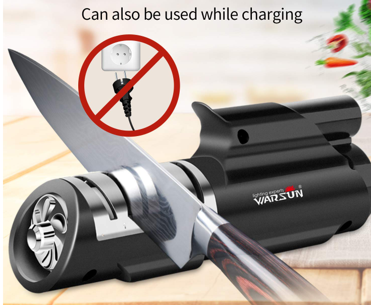 Electric Knife Sharpener Household Knife Sharpener Artifact Automatic Kitchen Supplies