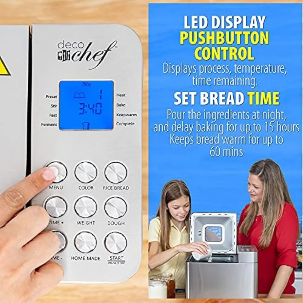 Automatic Bread Maker Programmable