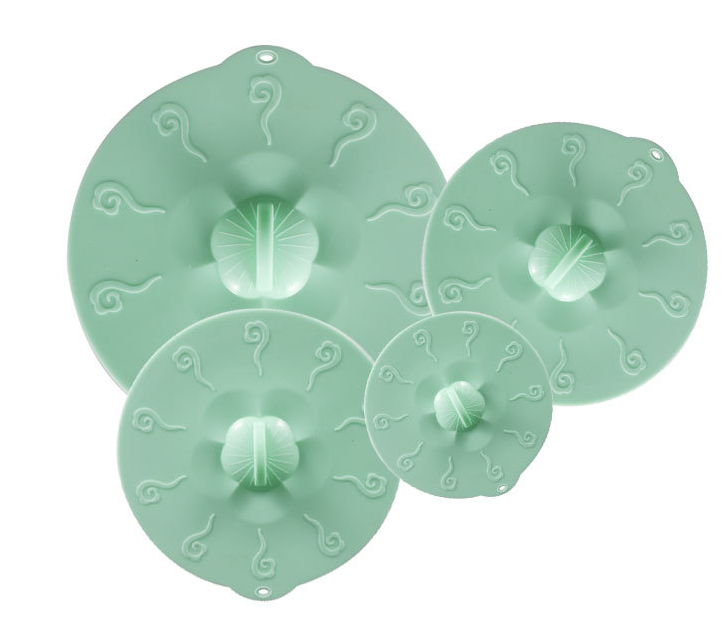 4pcs Silicone Suction Lid Sealed Cover