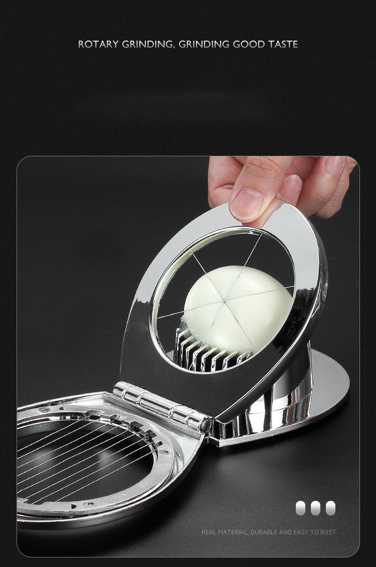 Stainless steel preserved egg cutter