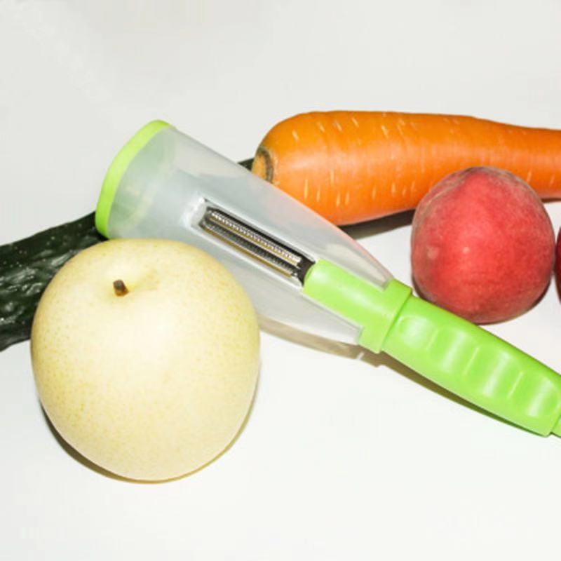 Vegetable Fruit Knife Stainless Steel Storage Type Peeling Knife Peeler