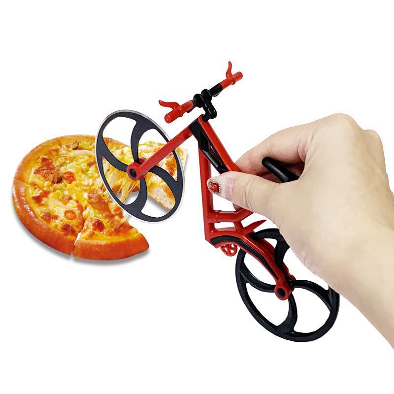 Color Boxed Stainless Steel Bicycle Pizza Cutter