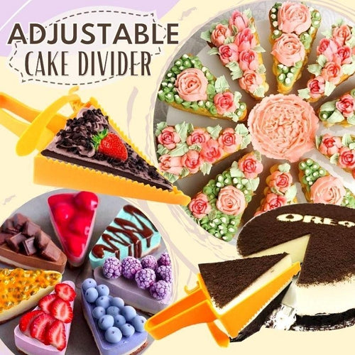 Adjustable Cake Divider Slicer Triangle Baking Pastry Divider