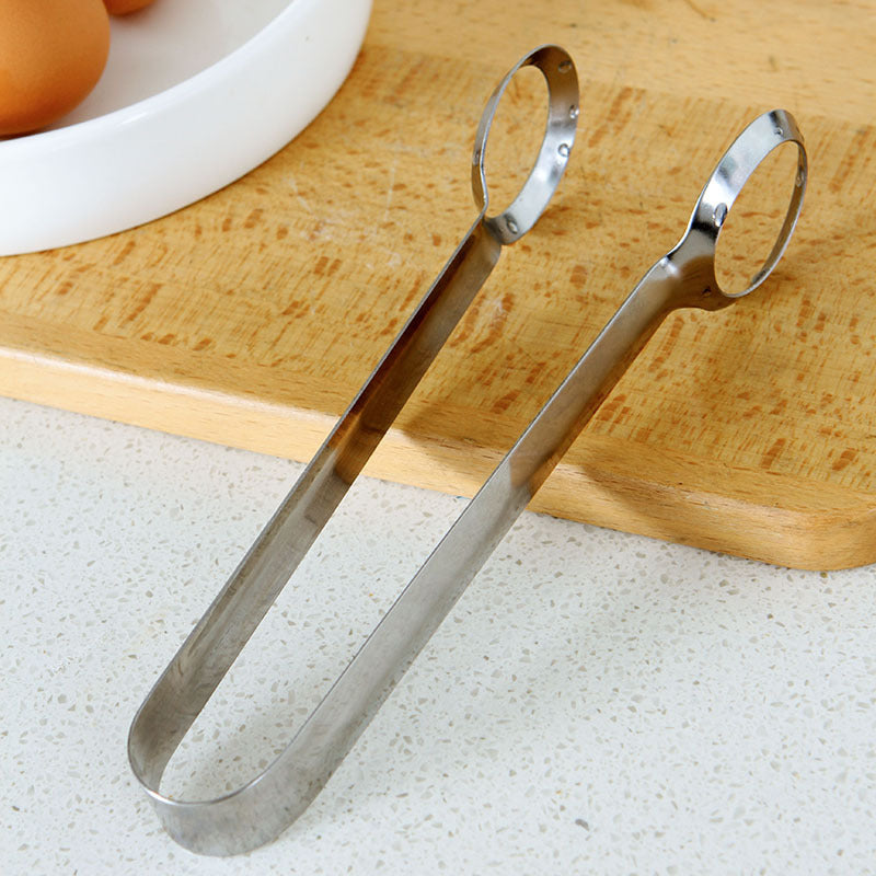 Kitchen Household Creative Tableware Multifunctional Stainless Steel Egg Clamp