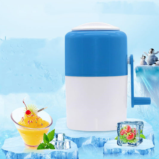 Portable Household Mini Easy Ice Shaver Crusher Handheld Snow