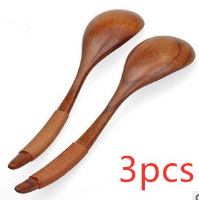 Wooden tableware tie wire wooden spoon