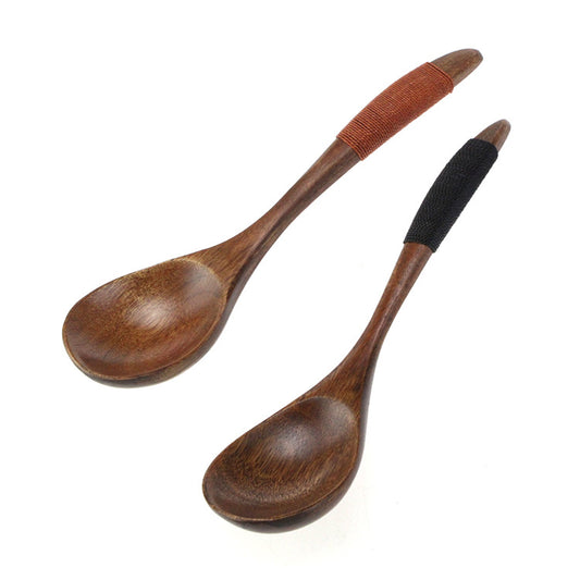Wooden tableware tie wire wooden spoon
