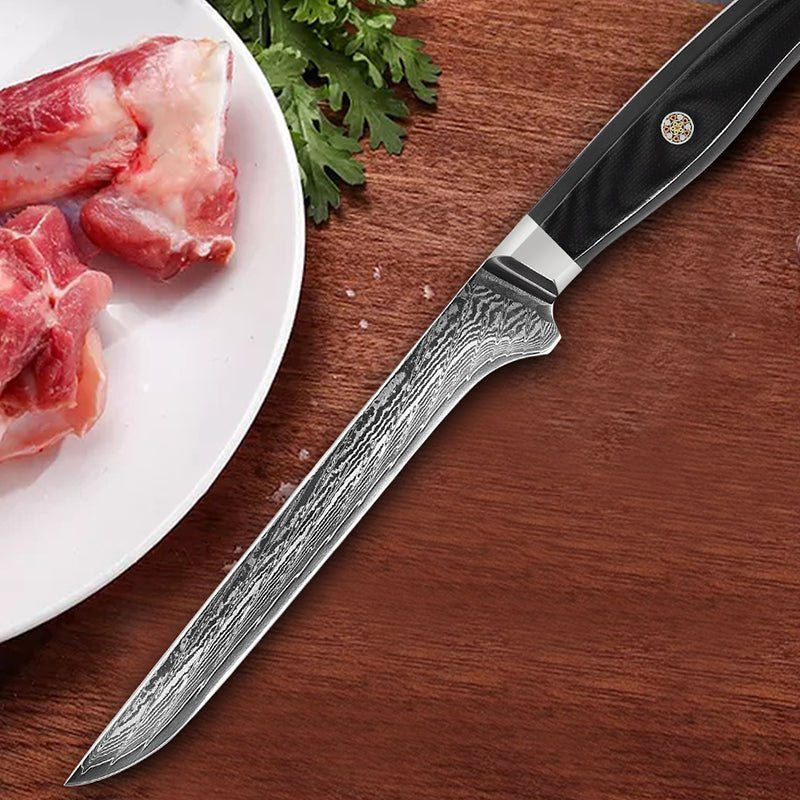 Damascus Boning Knife Commercial Stainless Steel Kitchen Knife