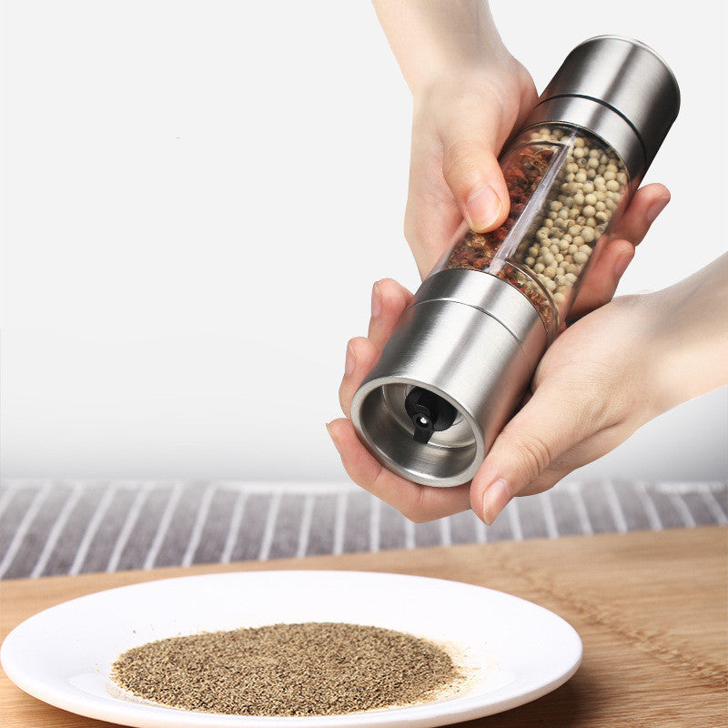 Black pepper grain grinder manual household kitchen
