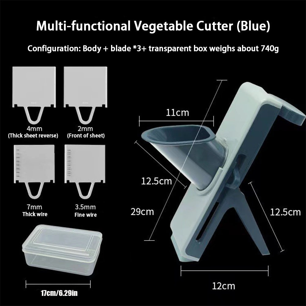 Mandoline Food Slicer Adjustable 3 In 1 Slicer For Kitchen Food Chopper
