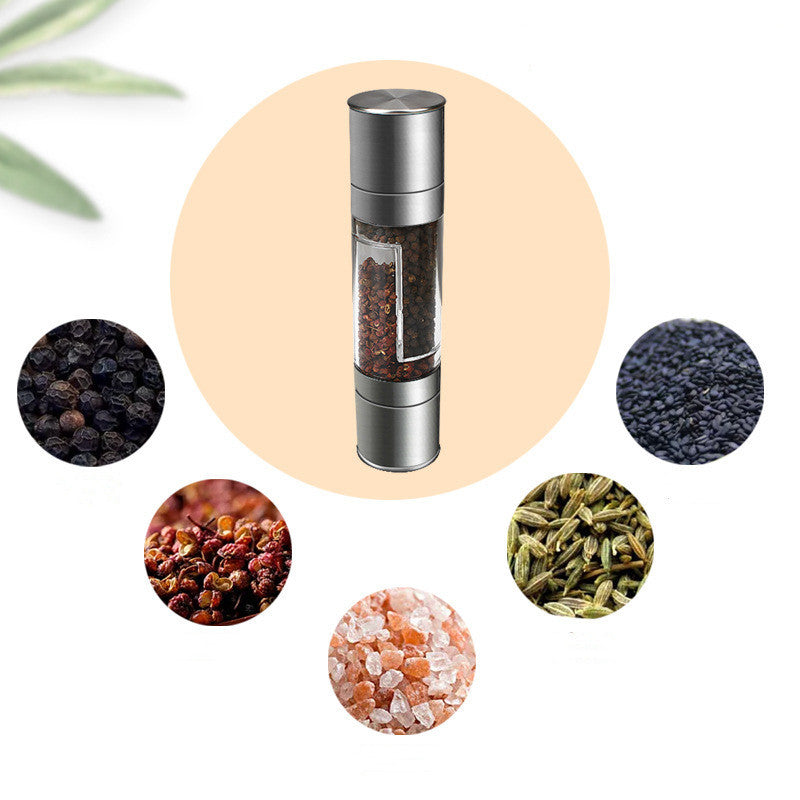 Black pepper grain grinder manual household kitchen