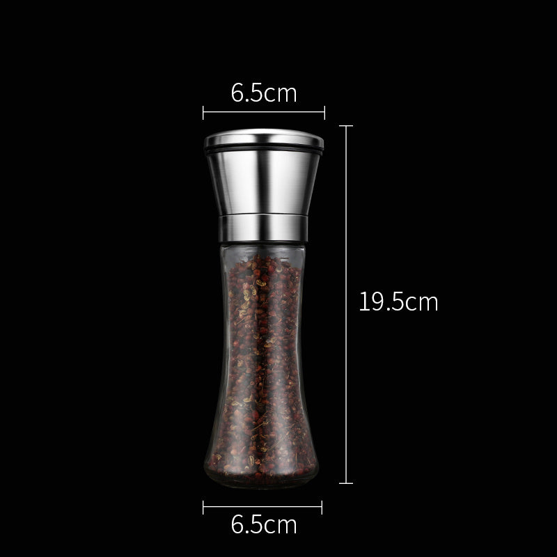 Black pepper grain grinder manual household kitchen