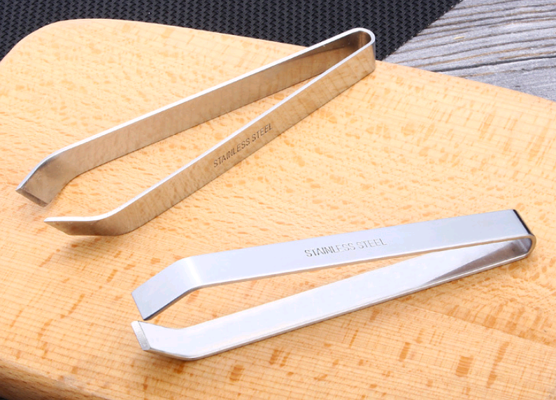 Stainless steel plucking tweezers kitchen gadgets fish bone pliers