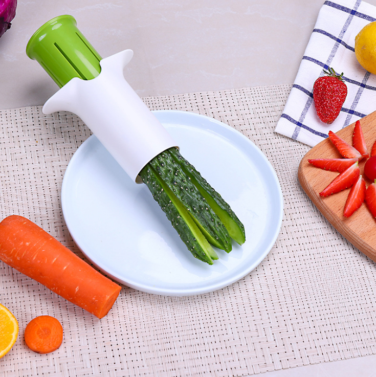 Creative Vegetable Cutters Fruit Kitchen Cucumber Carrot Divider