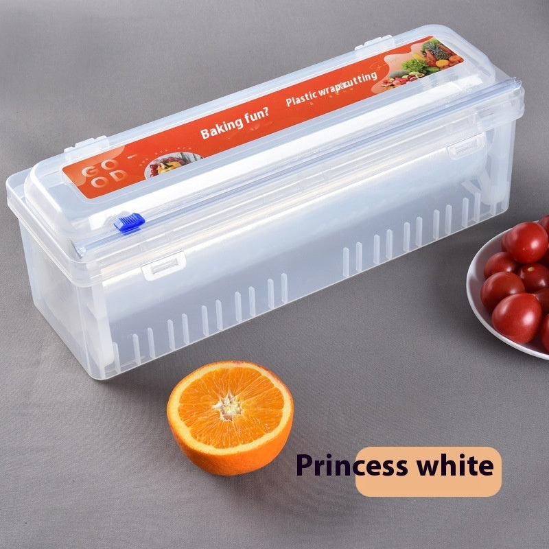 Kitchen Household Large Roll Plastic Wrap Cutter