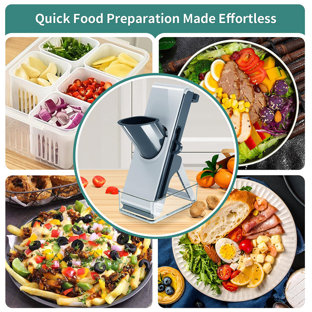 Mandoline Food Slicer Adjustable 3 In 1 Slicer For Kitchen Food Chopper