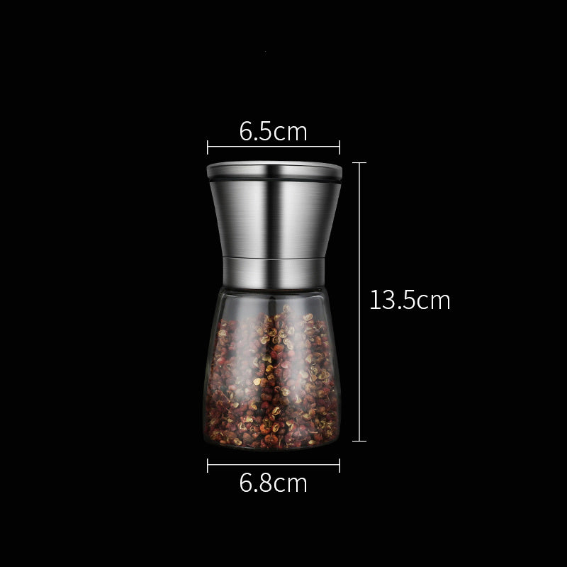 Black pepper grain grinder manual household kitchen