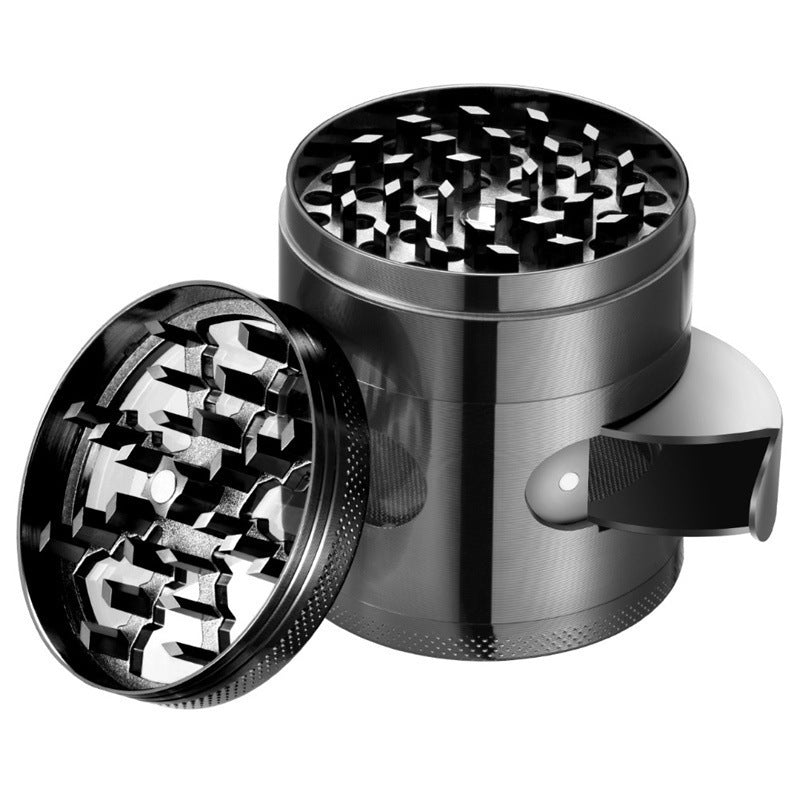 Zinc Alloy Four Layer Smoke Grinder