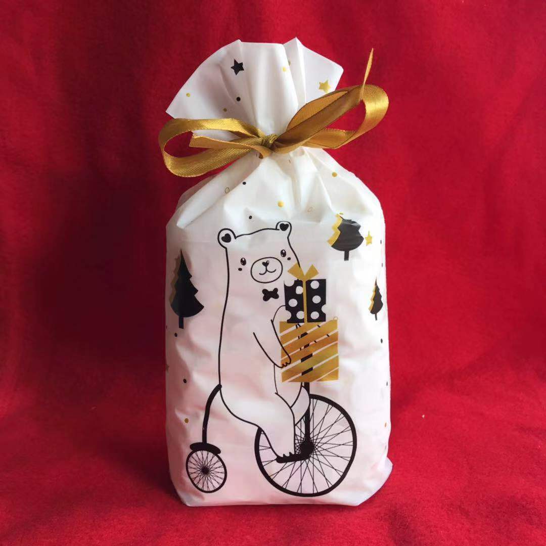 Baked pastry biscuit bundle bag with drawstring