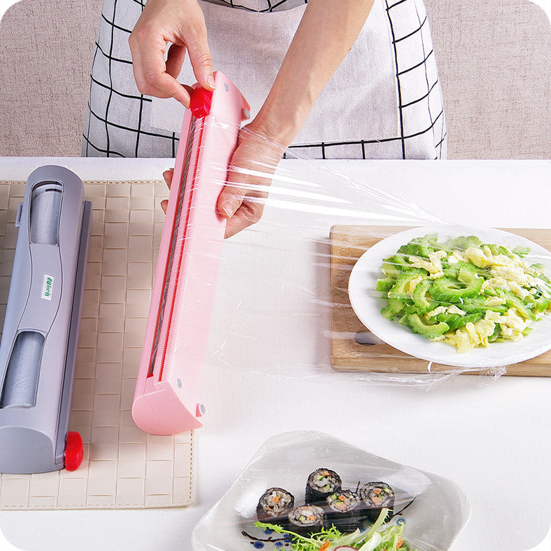 Household cling film cutter