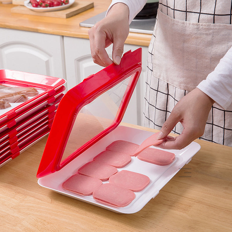Kitchen Vacuum Plastic Wrap Fresh-keeping Tray Meat Trays Crisper