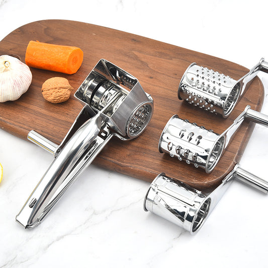 Hand-cranked Cheese Planer Stainless Steel
