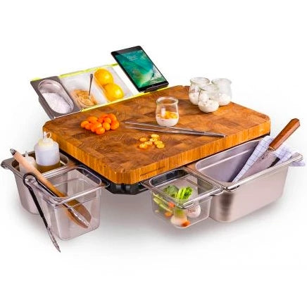 Vegetable Kitchen Cutting Board With Trays Storage Box