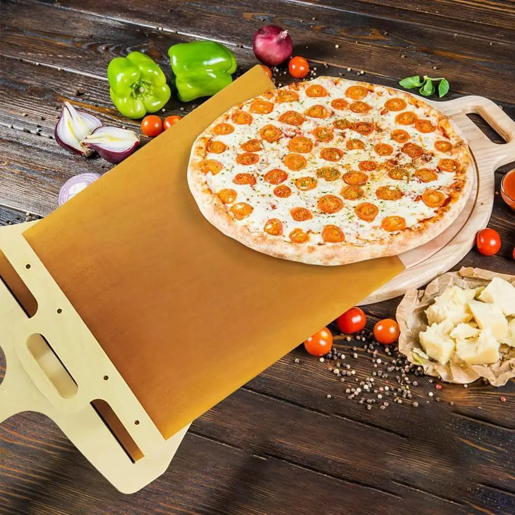 Kitchen Gadgets Sliding Pizza Shovel Non Stick Pizza Smooth Cutting