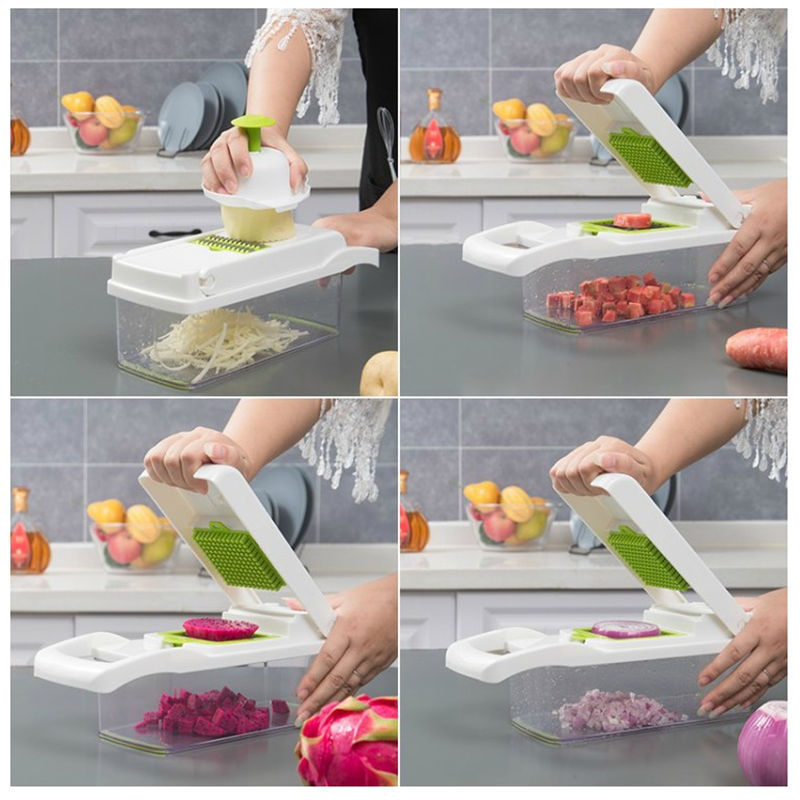 Double-head vegetable cutter multi-function vegetable cutter