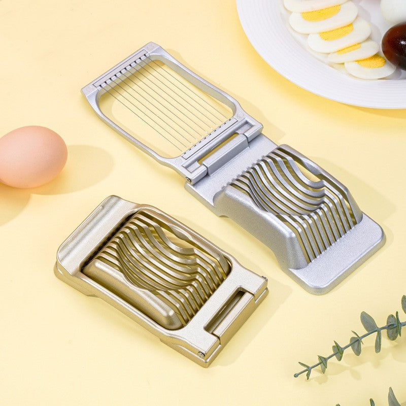 Aluminum Alloy Egg Cutter Multifunctional Kitchen Gadget