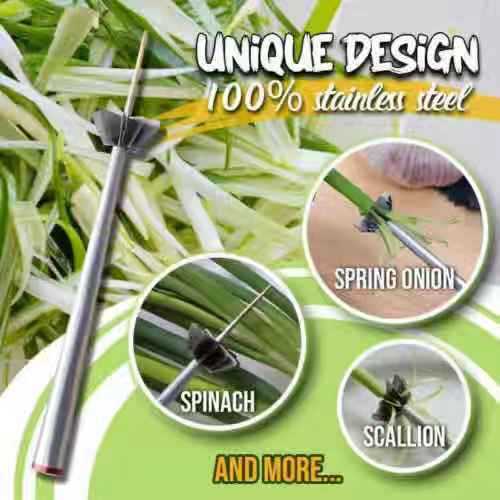 Stainless steel plum scallion cutter creative kitchen tool