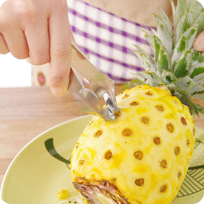 Stainless Steel Pineapple Eye-removing Clip Creative Kitchen Tools